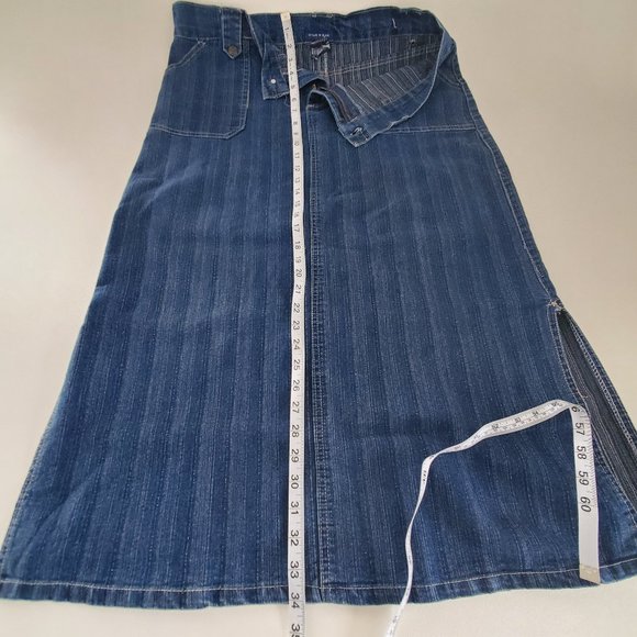 Starwear Jeans Skirts Denim Skirt Starwear Jeans Nepal Size 6 Dark